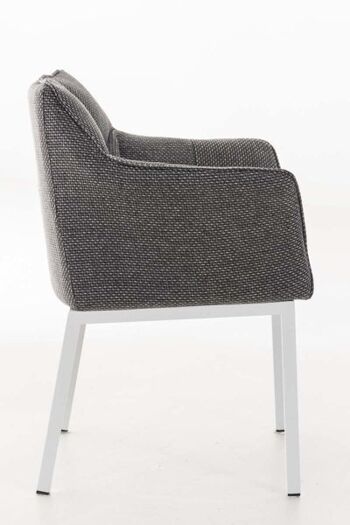 Chaise de Salle à Manger Aksa de Liv - Moderne - Gris 7