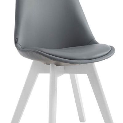 Silla de comedor Liv's Akkarnes - Moderno - Gris - Madera x cm x 84 cm