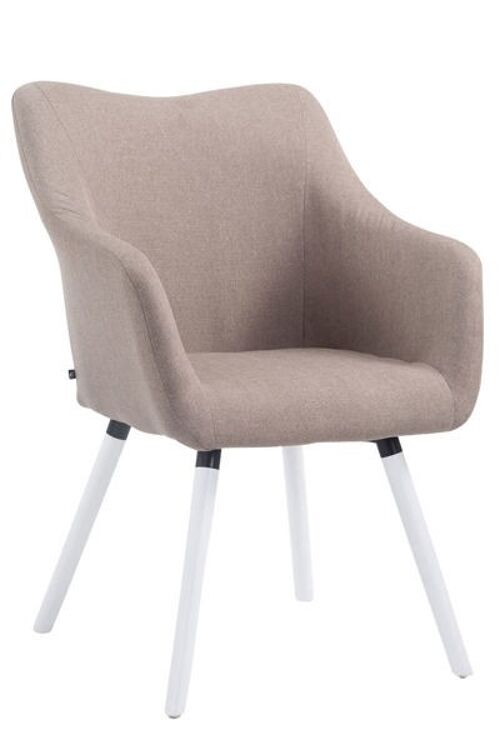 Liv's Alhus Eetkamerstoel - Modern - Taupe - Hout - 61 cm x 62,5 cm x 90 cm