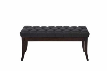 Pouf Liv's Malmanger - Moderne - Noir - Bois - 100 cm x 38 cm x 46 cm 3