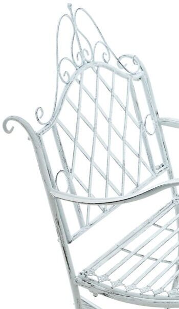 Rocking Chair Liv's Erlegrovi - Moderne - Blanc - 59 cm x 90 cm x 97 cm 2