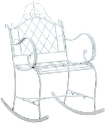 Rocking Chair Liv's Erlegrovi - Moderne - Blanc - 59 cm x 90 cm x 97 cm 5