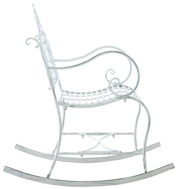 Rocking Chair Liv's Erlegrovi - Moderne - Blanc - 59 cm x 90 cm x 97 cm 6