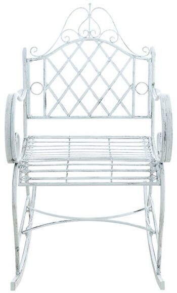 Rocking Chair Liv's Erlegrovi - Moderne - Blanc - 59 cm x 90 cm x 97 cm 7
