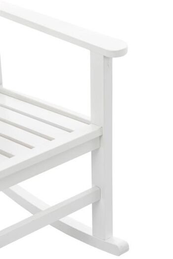 Rocking Chair Liv's Jueberga - Moderne - Blanc - Bois - 65 cm x 84 cm x 96 cm 1