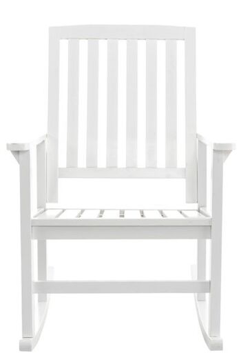 Rocking Chair Liv's Jueberga - Moderne - Blanc - Bois - 65 cm x 84 cm x 96 cm 2