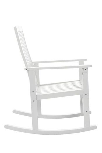 Rocking Chair Liv's Jueberga - Moderne - Blanc - Bois - 65 cm x 84 cm x 96 cm 3