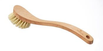 Brosse à vaisselle en bois avec poils végétaux (FSC 100%) 1