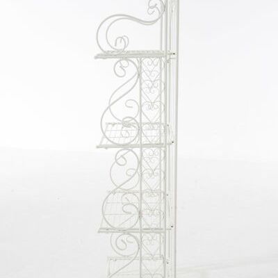 Liv's Bartender Bookcase - Modern - White - 61 cm x 33 cm x 153 cm