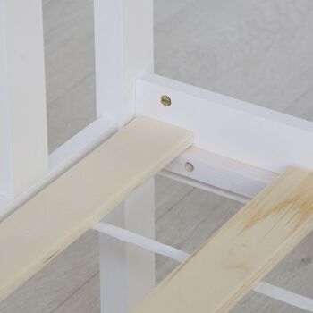 Lit en bois Fastparbo de Liv - Moderne - Blanc - Bois de pin - 148 cm x 76 cm x 62 cm 6