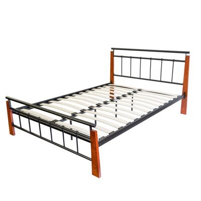Liv's Gravinga Bed frame - Modern - Brown - Wood - 206 cm x 195 cm x 51 cm
