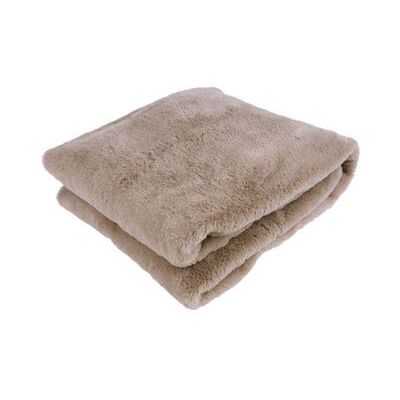 Liv's Brentrop Deken - Modern - Taupe - Polyester - 170cm x 130cm