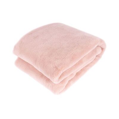 Liv's Isbrekka Blanket - Modern - Pink - Polyester - 170cm x 130cm