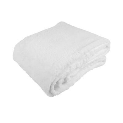 Liv's Skoraegga Blanket - Modern - White - Polyester - 170cm x 130cm