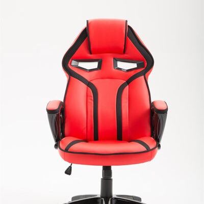 Chaise de bureau Abmirmyra de Liv - Moderne - Rouge - Plastique