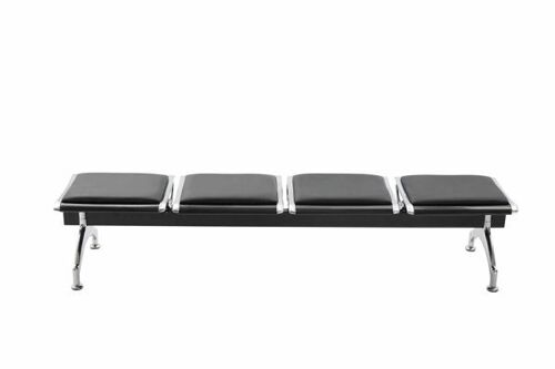 Liv's Alsted Bureaustoel - Modern - Zwart - Metaal - 151 cm x 45 cm x 40 cm