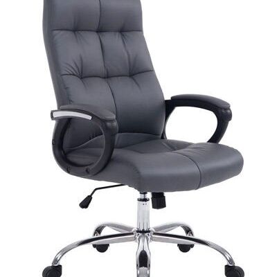 Liv's Amagerbro Office Chair - Modern - Gray - Metal - 63 cm x 71 cm x 116 cm