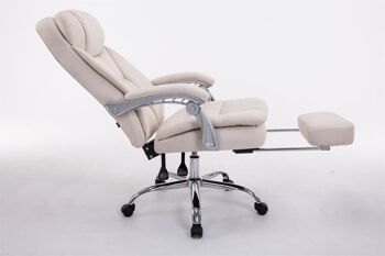 Chaise de Bureau Liv's Arveset - Moderne - Beige - Métal 1