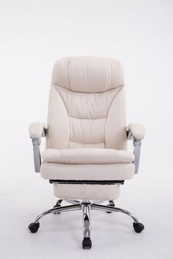 Chaise de Bureau Liv's Arveset - Moderne - Beige - Métal 4