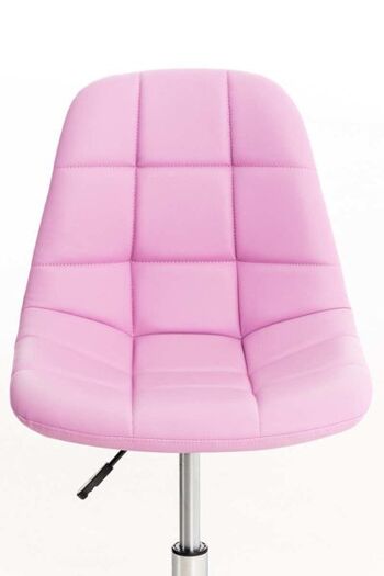Chaise de bureau Liv's Arnvika - Moderne - Rose - Métal 5