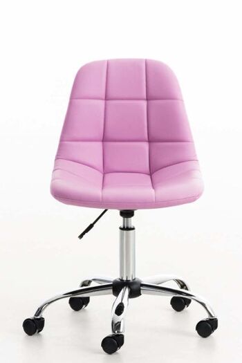 Chaise de bureau Liv's Arnvika - Moderne - Rose - Métal 8