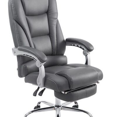 Liv's Andrevatn Office Chair - Modern - Gray - Metal - 68 cm x 64 cm x 118 cm