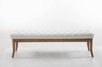 Chaise de bureau Antonmyra de Liv - Moderne - Blanc - Bois - 100 cm x 38 cm x 46 cm 2