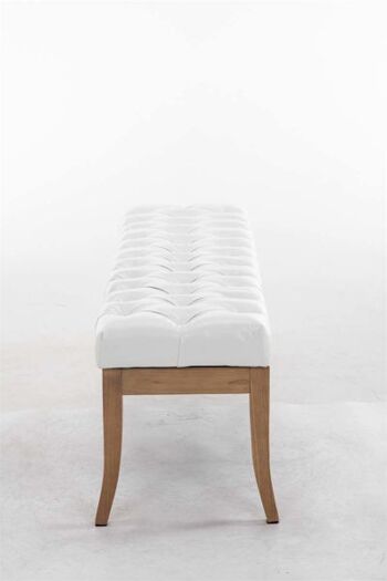 Chaise de bureau Antonmyra de Liv - Moderne - Blanc - Bois - 100 cm x 38 cm x 46 cm 3