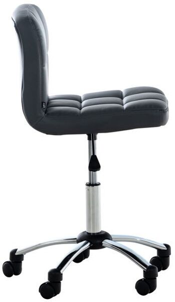 Chaise de bureau Augmyra de Liv - Moderne - Gris - Métal - 44 cm x 37 cm x 90 cm 2