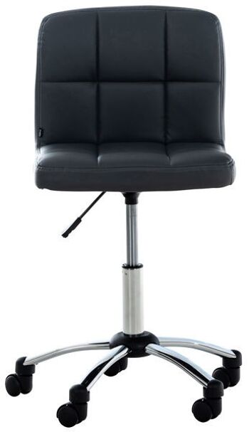 Chaise de bureau Augmyra de Liv - Moderne - Gris - Métal - 44 cm x 37 cm x 90 cm 4