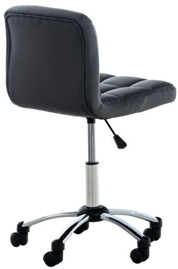 Chaise de bureau Augmyra de Liv - Moderne - Gris - Métal - 44 cm x 37 cm x 90 cm 6