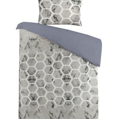 Liv's Dalhei Bedding - Modern - Gray - Cotton - 225cm x 225 cm