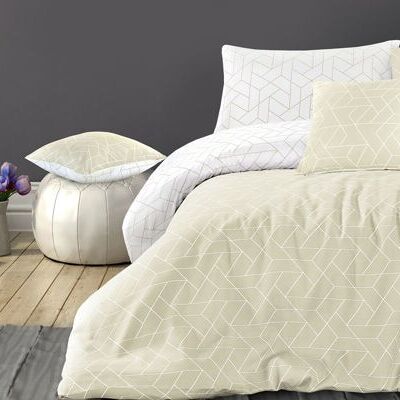 Liv's Delpaksla Bedding - Modern - Beige - Cotton - 240cm x 240cm