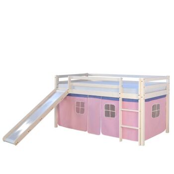 Lit d'enfant Liv's Bruhellen - Moderne - Rose - Bois de pin - 207 cm x 97 cm x 110 cm 2