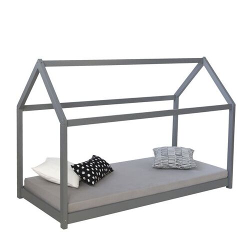 Buy wholesale Liv\'s Biltoelva Children\'s Bed - Modern - Gray - Pine Wood -  87.5 cm x 166 cm x 137 cm