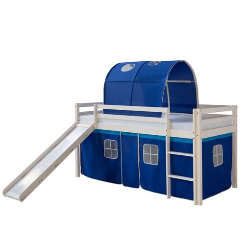 Liv's Gladsax Kinderbed - Modern - Wit - GrenenHout - 207 cm x 97 cm x 110 cm