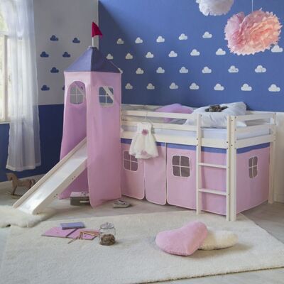 Liv's Hesthella Kinderbed - Modern - Wit - GrenenHout - 207 cm x 97 cm x 110 cm