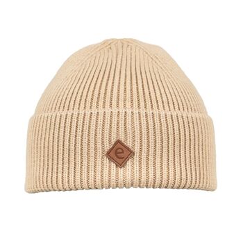 Bonnet en Tricot Mellby Beige 1