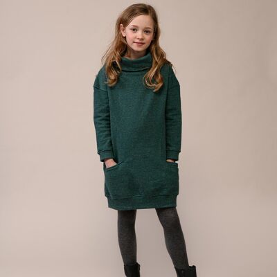 Eva Sweat Dress Wood Green