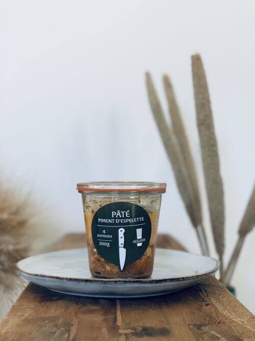 Pâté piment d'espelette 200g