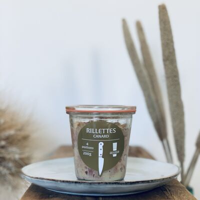 Rillettes canard 200g
