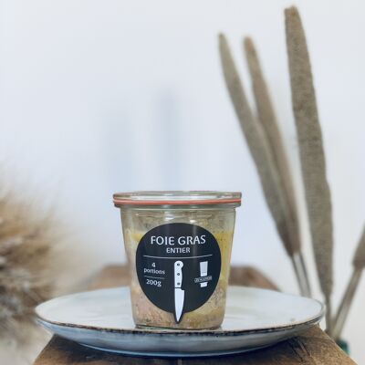 Foie gras de canard entier 200g