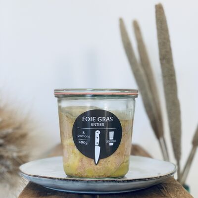 Foie gras de canard entier 400g