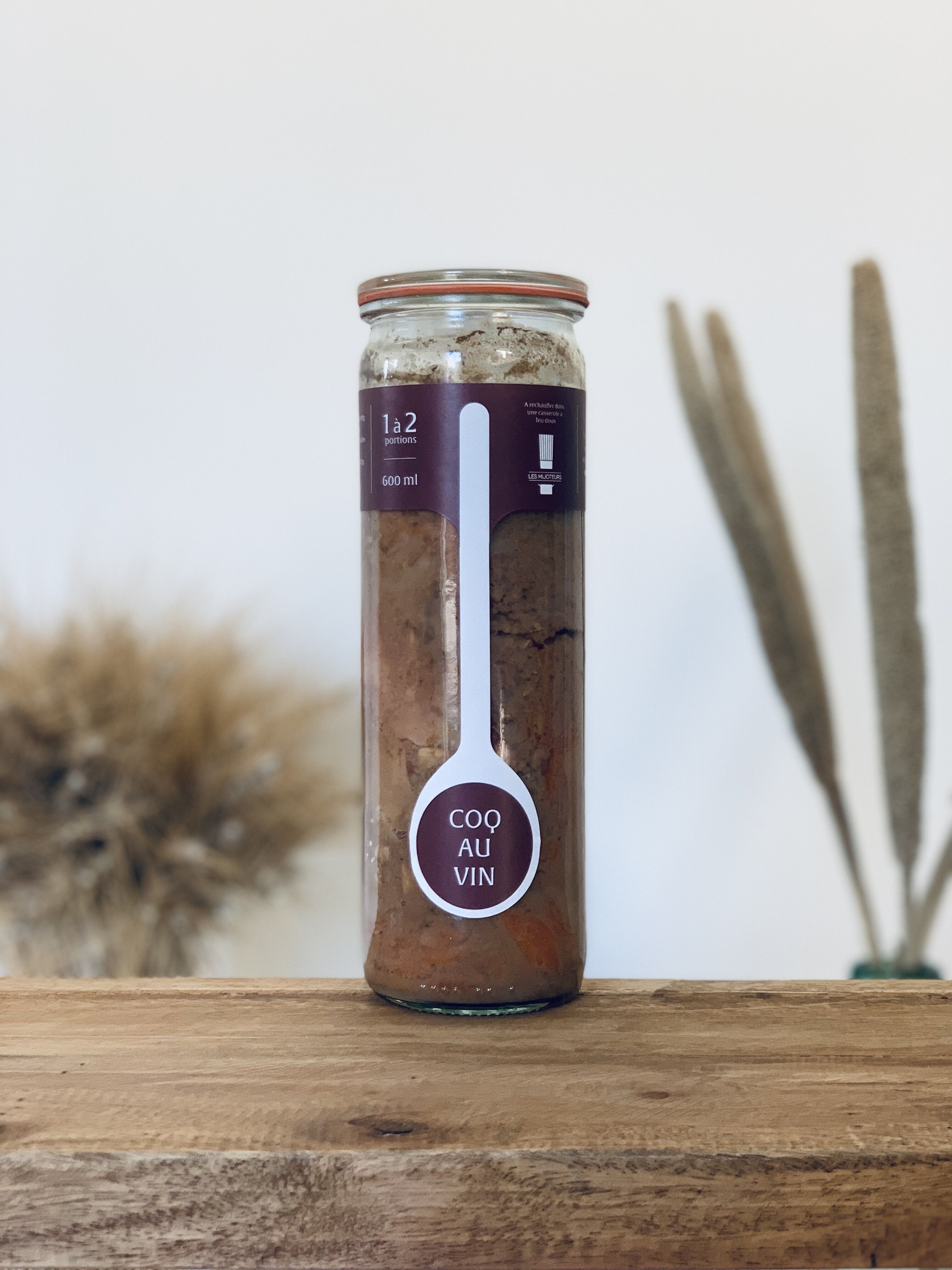 COQ AL VIN 1/2 PERS