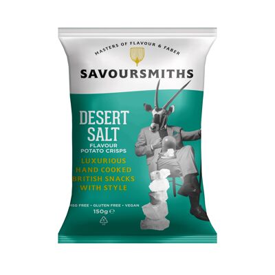 DESERT SALT FLAVOUR POTATO CRISPS (12 x 150g bags)