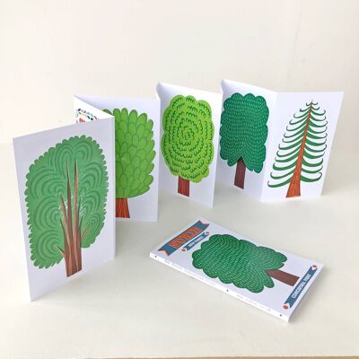 Concertina print New Forest
