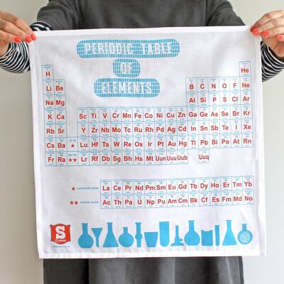 Periodic Table of Elements Handkerchief