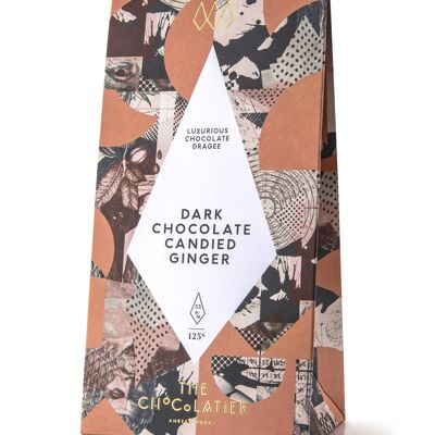 Dark Chocolate Candied Ginger Dragee