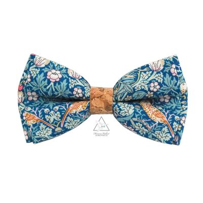 Liberty fabric bow tie - Strawberry Jade - Battoir