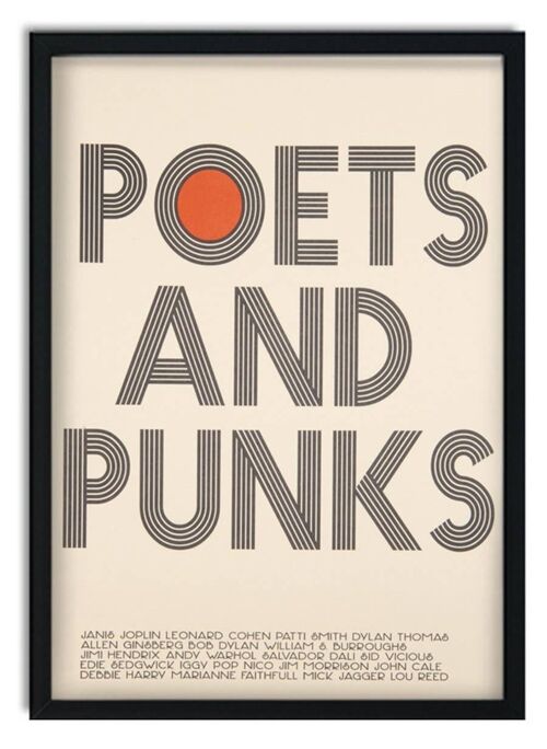 Poets and Punks Art Giclée Print